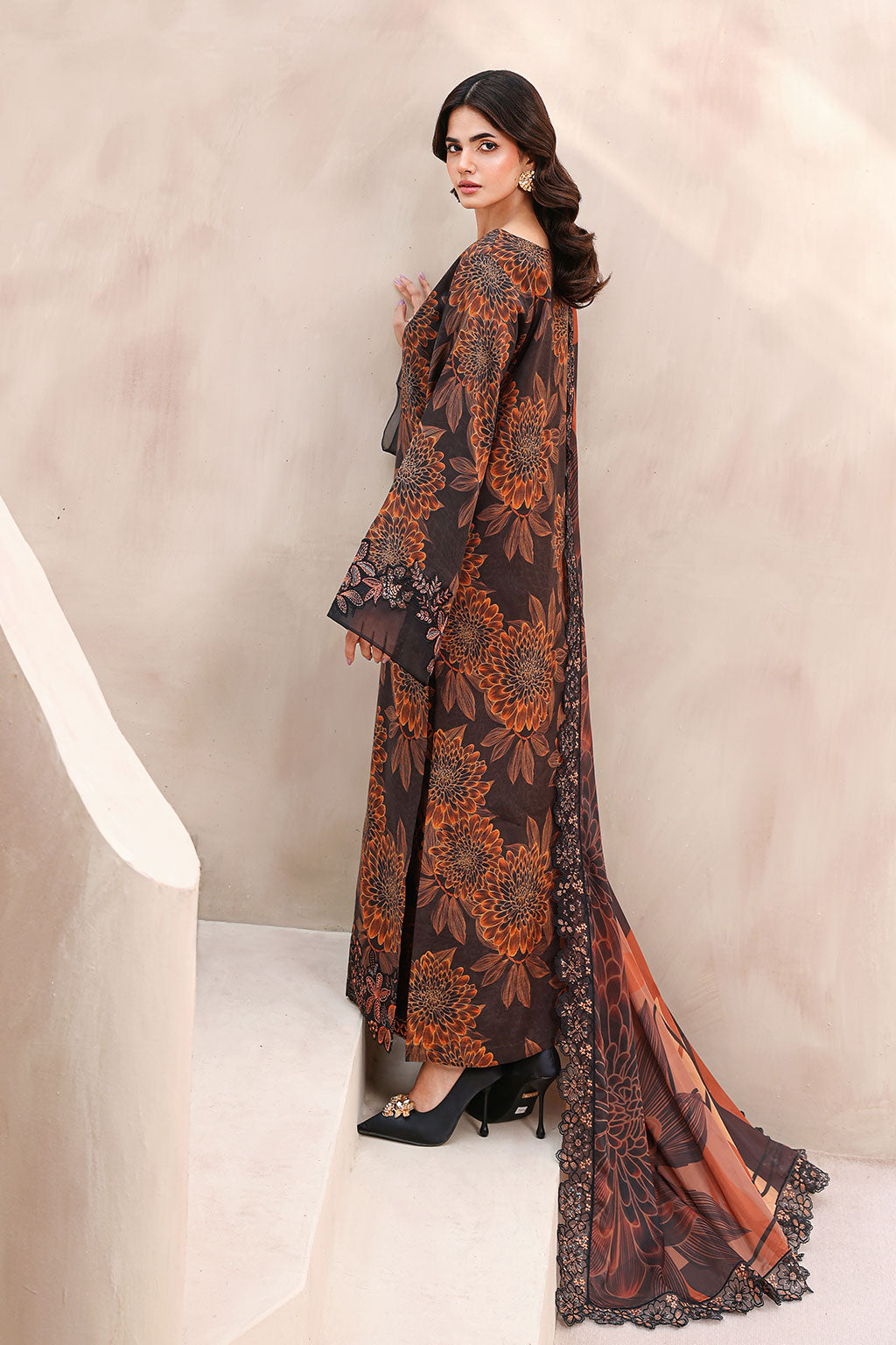 Ramsha | Naqsh Embroidered Rawsilk | RS-02, image 2
