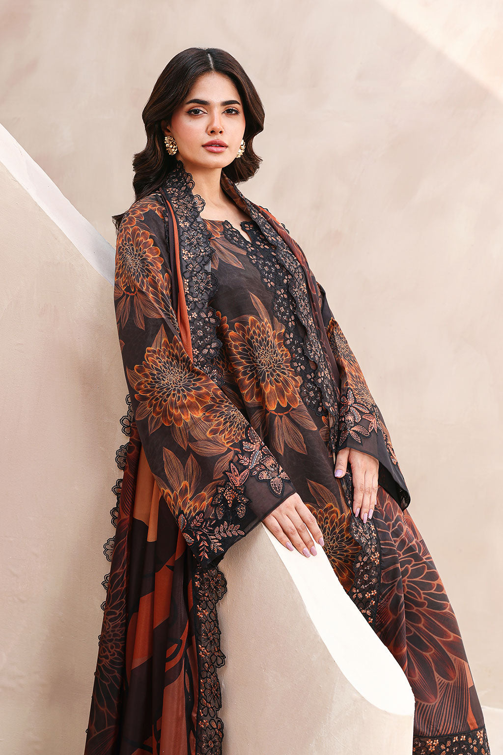 Ramsha | Naqsh Embroidered Rawsilk | RS-02, image 5