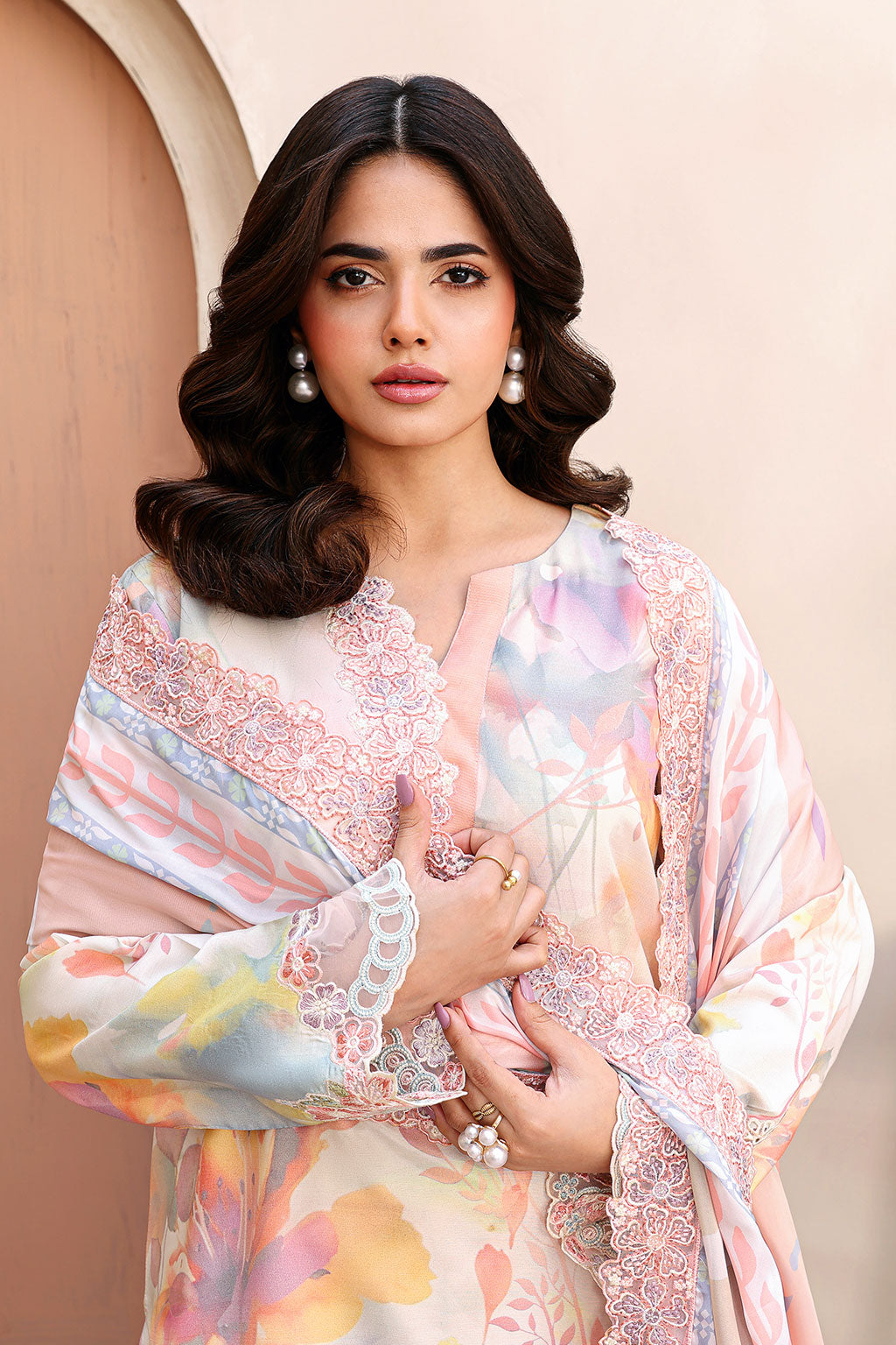 Ramsha | Naqsh Embroidered Rawsilk | RS-01, image 3