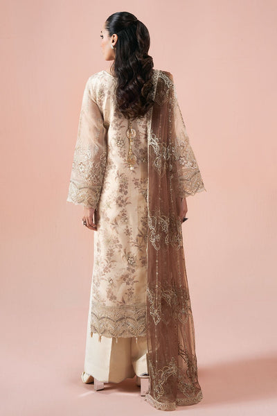 Ramsha | Rangeen Collection | PS-102-Brand:Ramsha-Type:Ladies Clothes-Ivory-Organza-House of Maryam- Buy in UK, USA