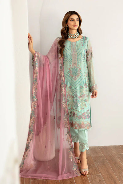 Ramsha | Rangoon Chiffon Collection | D-1107 -  Ramsha Formal - Original Designer Dress - House of Maryam