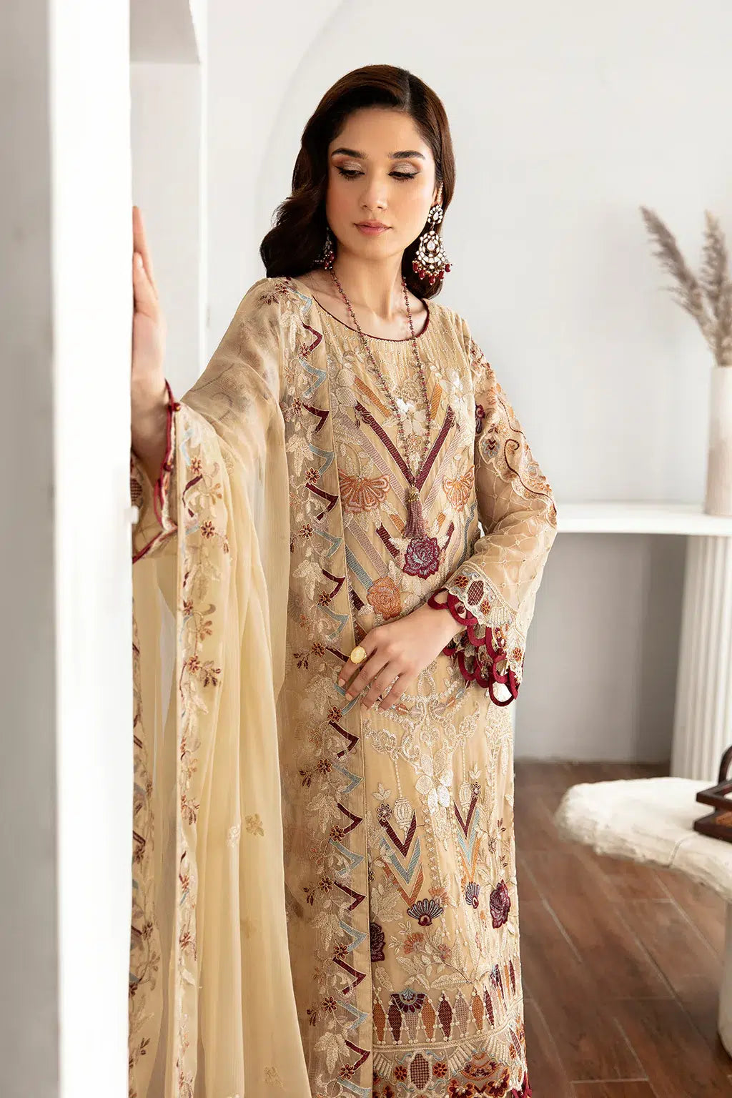 Ramsha | Rangoon Chiffon Collection | D-1108 by Designer Ramsha - House of Maryam - Pakistani Designer Ethnic Wear in {{ shop.shopifyCountryName }}