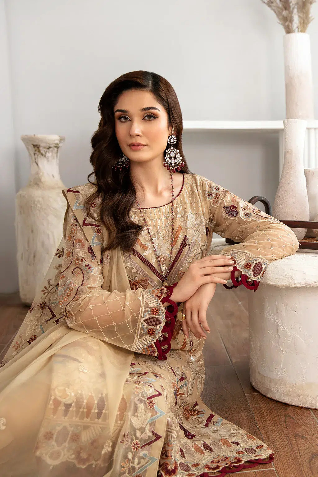 Ramsha | Rangoon Chiffon Collection | D-1108 -  Ramsha Formal - Original Designer Dress - House of Maryam