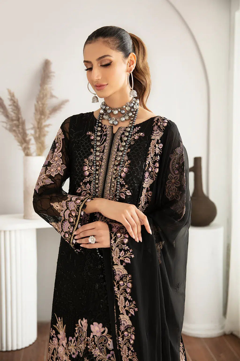 Ramsha | Rangoon Chiffon Collection | D-1106 -  Ramsha Formal - Original Designer Dress - House of Maryam