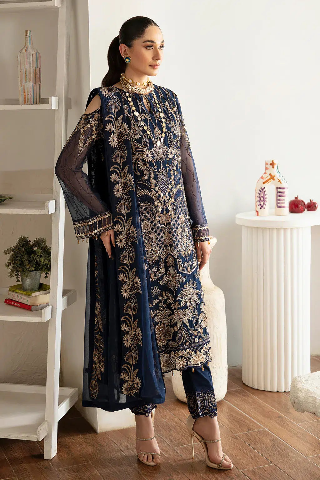 Ramsha | Rangoon Chiffon Collection | D-1111 -  Ramsha Formal - Original Designer Dress - House of Maryam