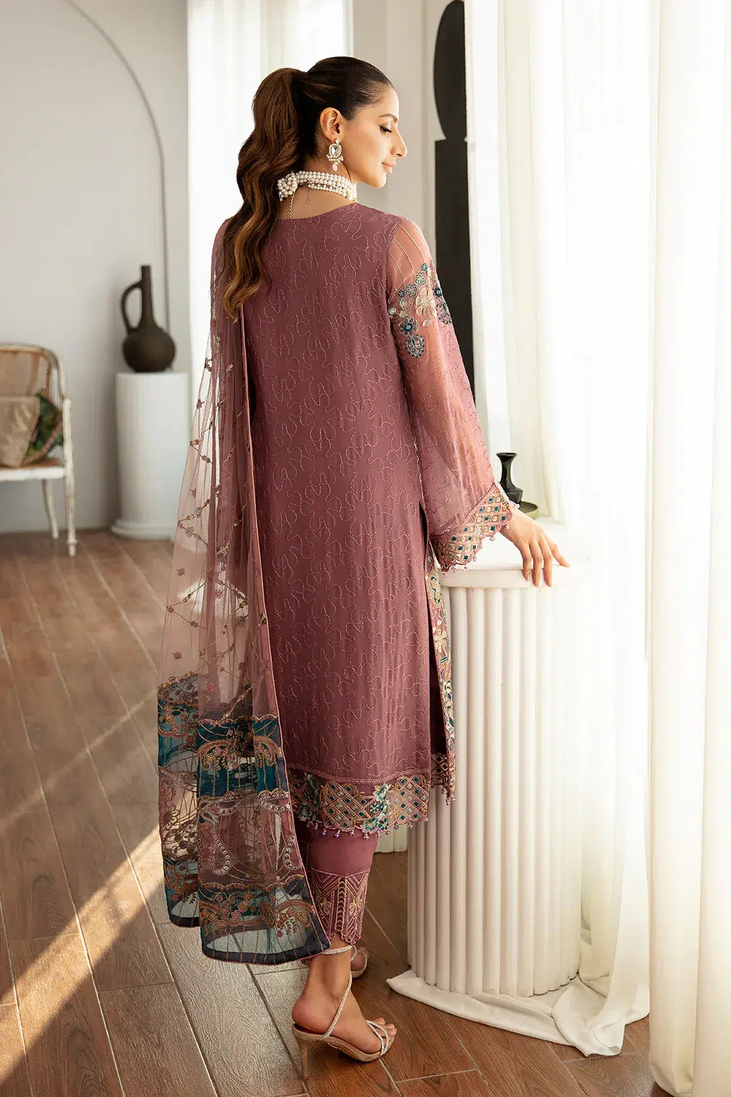 Ramsha | Rangoon Chiffon Collection | D-1102 -  Ramsha Formal - Original Designer Dress - House of Maryam