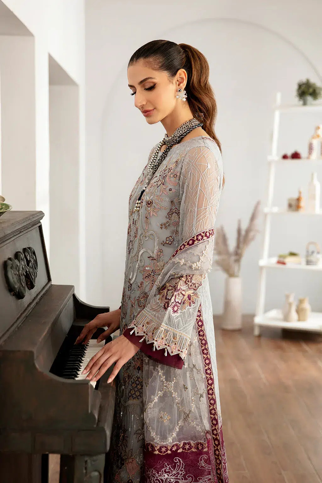 Ramsha | Rangoon Chiffon Collection | D-1109 -  Ramsha Formal - Original Designer Dress - House of Maryam