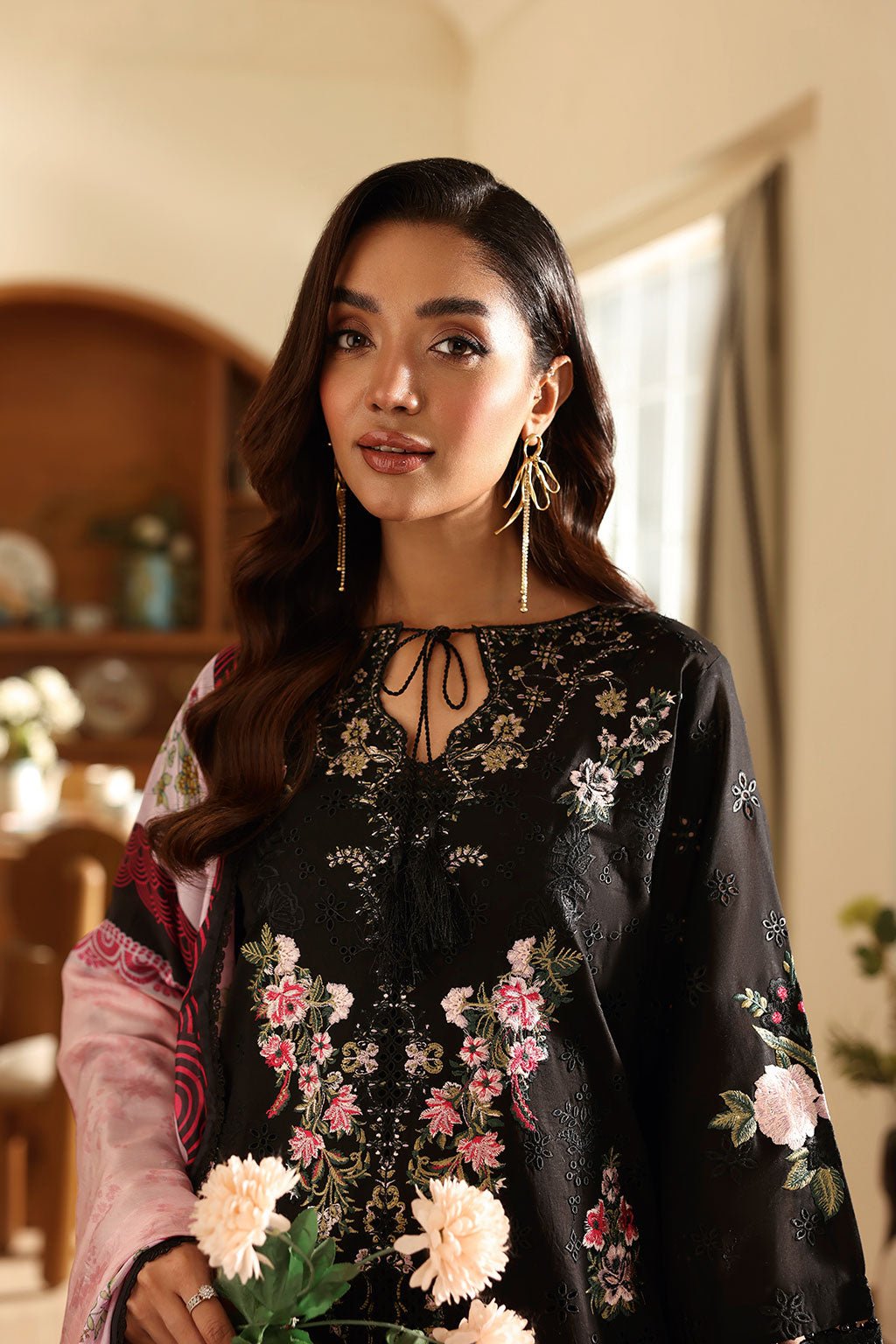 Ramsha | Riwayat Collection | Y-1402-Brand:Ramsha-Type:Ladies Clothes-Black-Lawn-House of Maryam- Buy in UK, USA