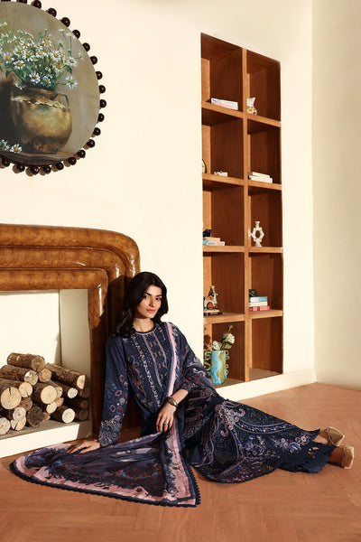 Ramsha | Riwayat Collection | Y-1404-Brand:Ramsha-Type:Ladies Clothes-Midnight Blue-Lawn-House of Maryam- Buy in UK, USA