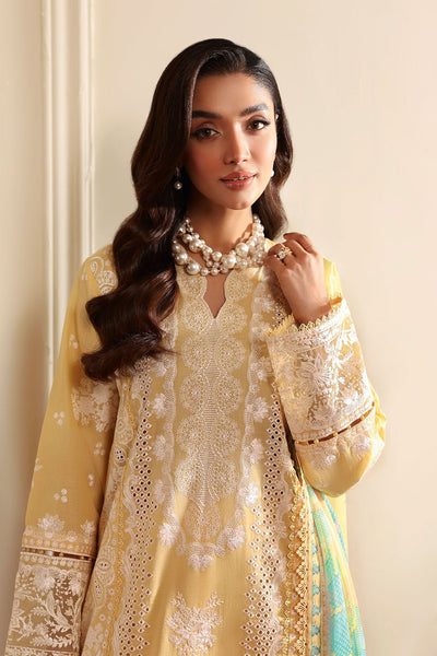 Ramsha | Riwayat Collection | Y-1405-Brand:Ramsha-Type:Ladies Clothes-Pale Yellow-Lawn-House of Maryam- Buy in UK, USA