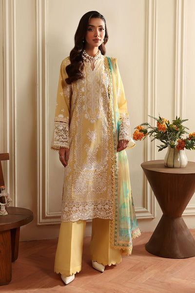 Ramsha | Riwayat Collection | Y-1405-Brand:Ramsha-Type:Ladies Clothes-Pale Yellow-Lawn-House of Maryam- Buy in UK, USA