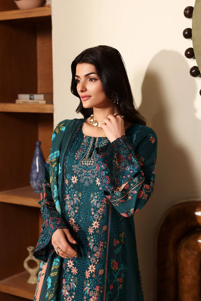 Ramsha | Riwayat Collection | Y-1407-Brand:Ramsha-Type:Ladies Clothes-Teal Green-Lawn-House of Maryam- Buy in UK, USA