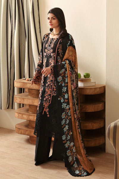 Ramsha | Riwayat Collection | Y-1408-Brand:Ramsha-Type:Ladies Clothes-Black-Lawn-House of Maryam- Buy in UK, USA