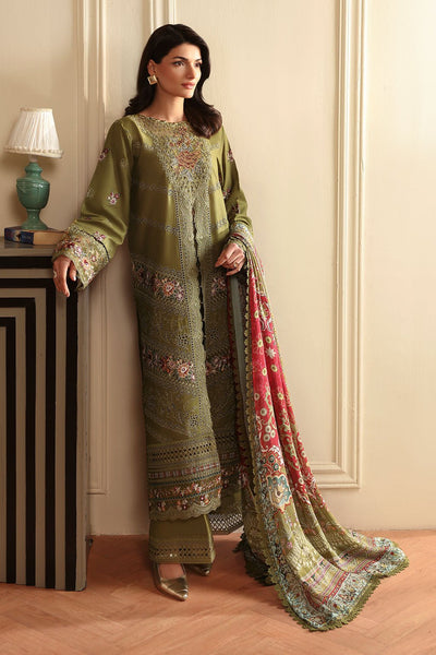 Ramsha | Riwayat Collection | Y-1410-Brand:Ramsha-Type:Ladies Clothes-Mehndi-Lawn-House of Maryam- Buy in UK, USA