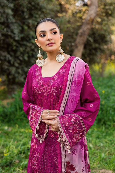 Ramsha | Riwayat Lawn Collection | Y-1202-Brand:Ramsha-Type:Ladies Clothes-Magenta-Lawn-House of Maryam- Buy in UK, USA
