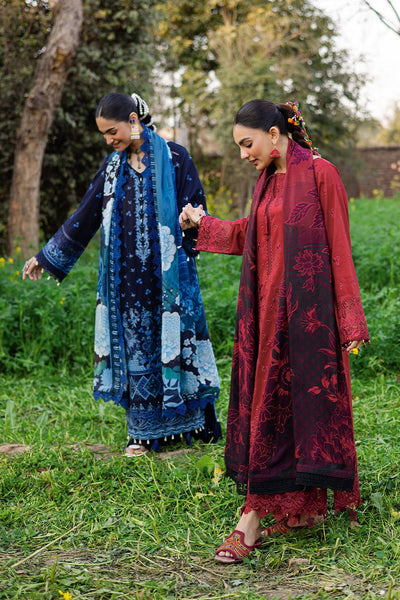 Ramsha | Riwayat Lawn Collection | Y-1203-Brand:Ramsha-Type:Ladies Clothes-Deep Blue-Lawn-House of Maryam- Buy in UK, USA