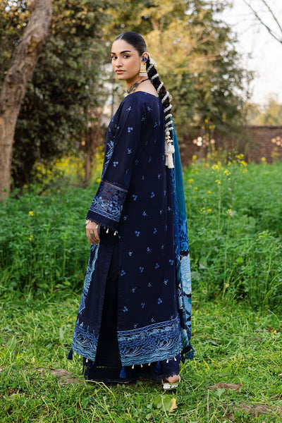 Ramsha | Riwayat Lawn Collection | Y-1203-Brand:Ramsha-Type:Ladies Clothes-Deep Blue-Lawn-House of Maryam- Buy in UK, USA