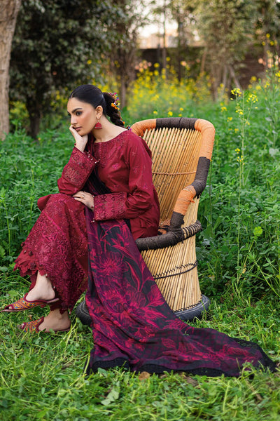Ramsha | Riwayat Lawn Collection | Y-1204-Brand:Ramsha-Type:Ladies Clothes-Red-Lawn-House of Maryam- Buy in UK, USA