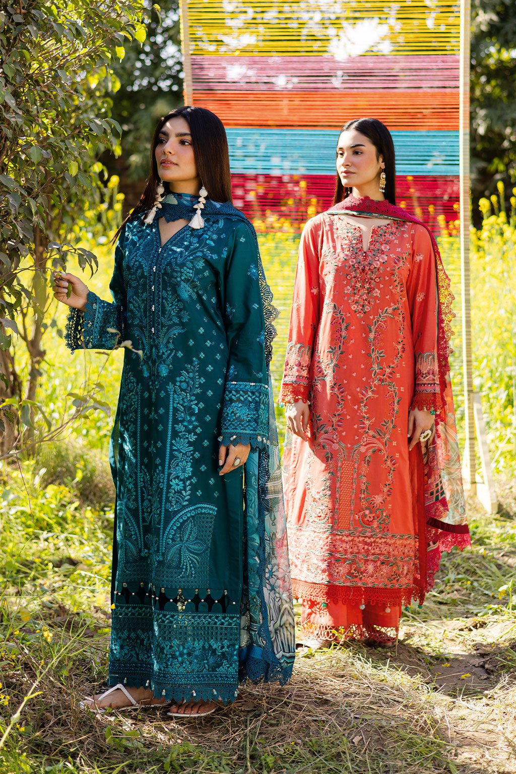 Ramsha | Riwayat Lawn Collection | Y-1206-Brand:Ramsha-Type:Ladies Clothes-Sea Green-Lawn-House of Maryam- Buy in UK, USA