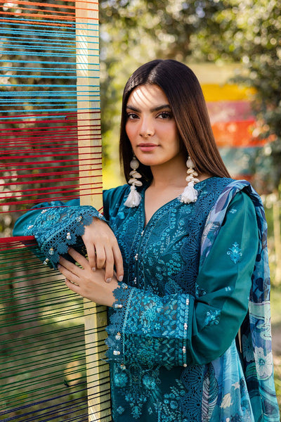 Ramsha | Riwayat Lawn Collection | Y-1206-Brand:Ramsha-Type:Ladies Clothes-Sea Green-Lawn-House of Maryam- Buy in UK, USA