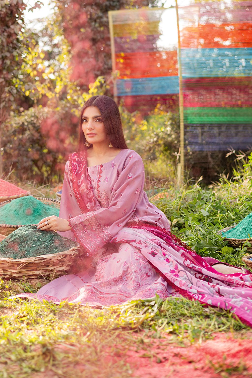 Ramsha | Riwayat Lawn Collection | Y-1209-Brand:Ramsha-Type:Ladies Clothes-Lilac-Lawn-House of Maryam- Buy in UK, USA