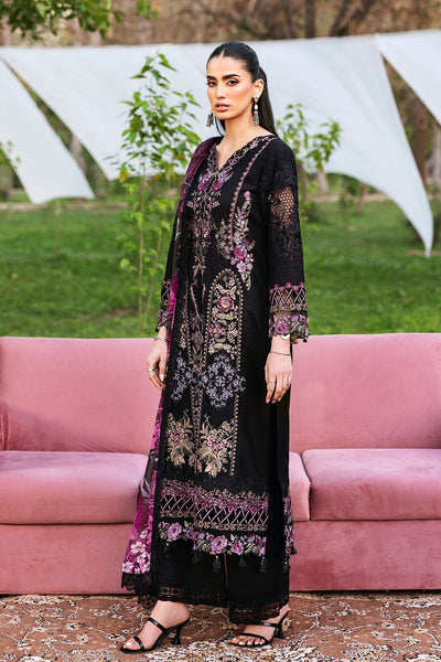 Ramsha | Riwayat Lawn Collection | Y-1302-Brand:Ramsha-Type:Ladies Clothes-Black-Lawn-House of Maryam- Buy in UK, USA