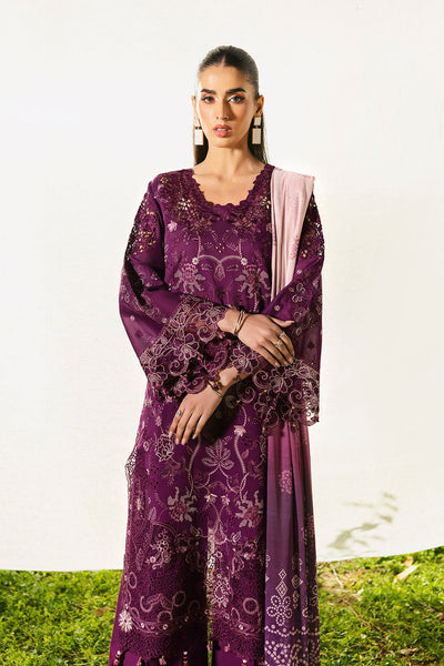 Ramsha | Riwayat Lawn Collection | Y-1305-Brand:Ramsha-Type:Ladies Clothes-Magenta-Lawn-House of Maryam- Buy in UK, USA