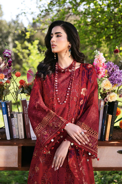 Ramsha | Riwayat Lawn Collection | Y-1309-Brand:Ramsha-Type:Ladies Clothes-Haute Red-Lawn-House of Maryam- Buy in UK, USA