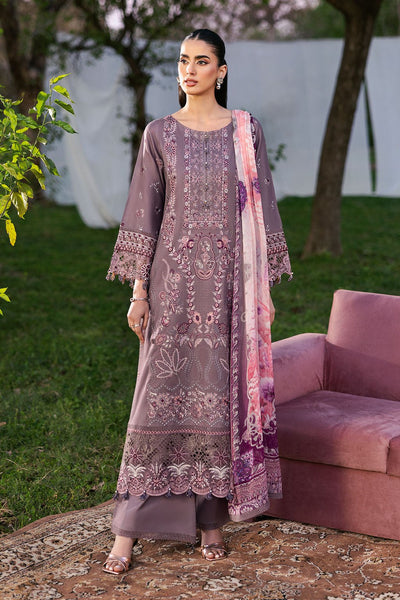 Ramsha | Riwayat Lawn Collection | Y-1310-Brand:Ramsha-Type:Ladies Clothes-Purplish Gray-Lawn-House of Maryam- Buy in UK, USA
