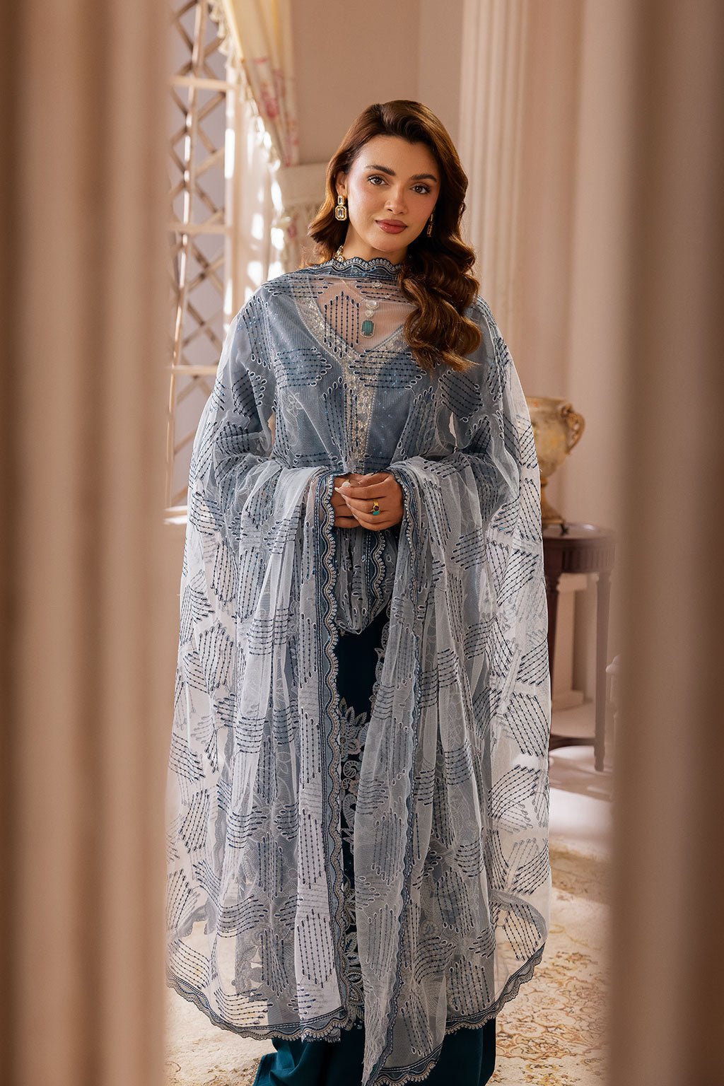 Ramsha | Satrangi 26 | ST-101-Brand:Ramsha-Type:Ladies Clothes-Zinc-Chiffon-House of Maryam- Buy in UK, USA