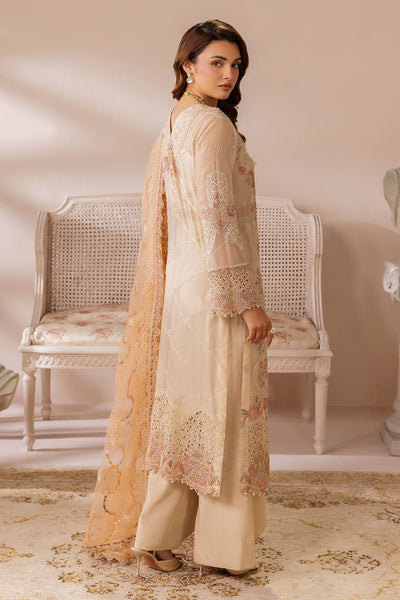 Ramsha | Satrangi 26 | ST-102-Brand:Ramsha-Type:Ladies Clothes-Pale Yellow-Chiffon-House of Maryam- Buy in UK, USA