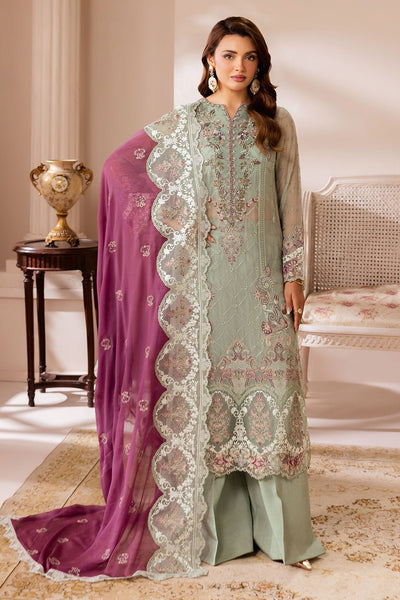 Ramsha | Satrangi 26 | ST-104-Brand:Ramsha-Type:Ladies Clothes-Mint Green-Chiffon-House of Maryam- Buy in UK, USA