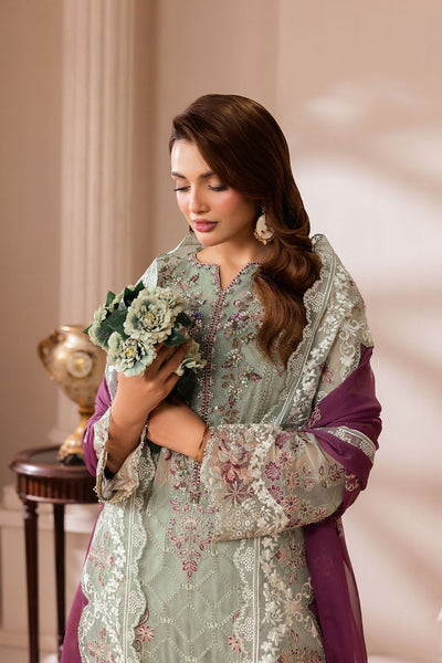 Ramsha | Satrangi 26 | ST-104-Brand:Ramsha-Type:Ladies Clothes-Mint Green-Chiffon-House of Maryam- Buy in UK, USA