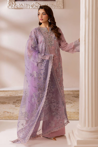 Ramsha | Satrangi 26 | ST-108-Brand:Ramsha-Type:Ladies Clothes-Lilac-Chiffon-House of Maryam- Buy in UK, USA