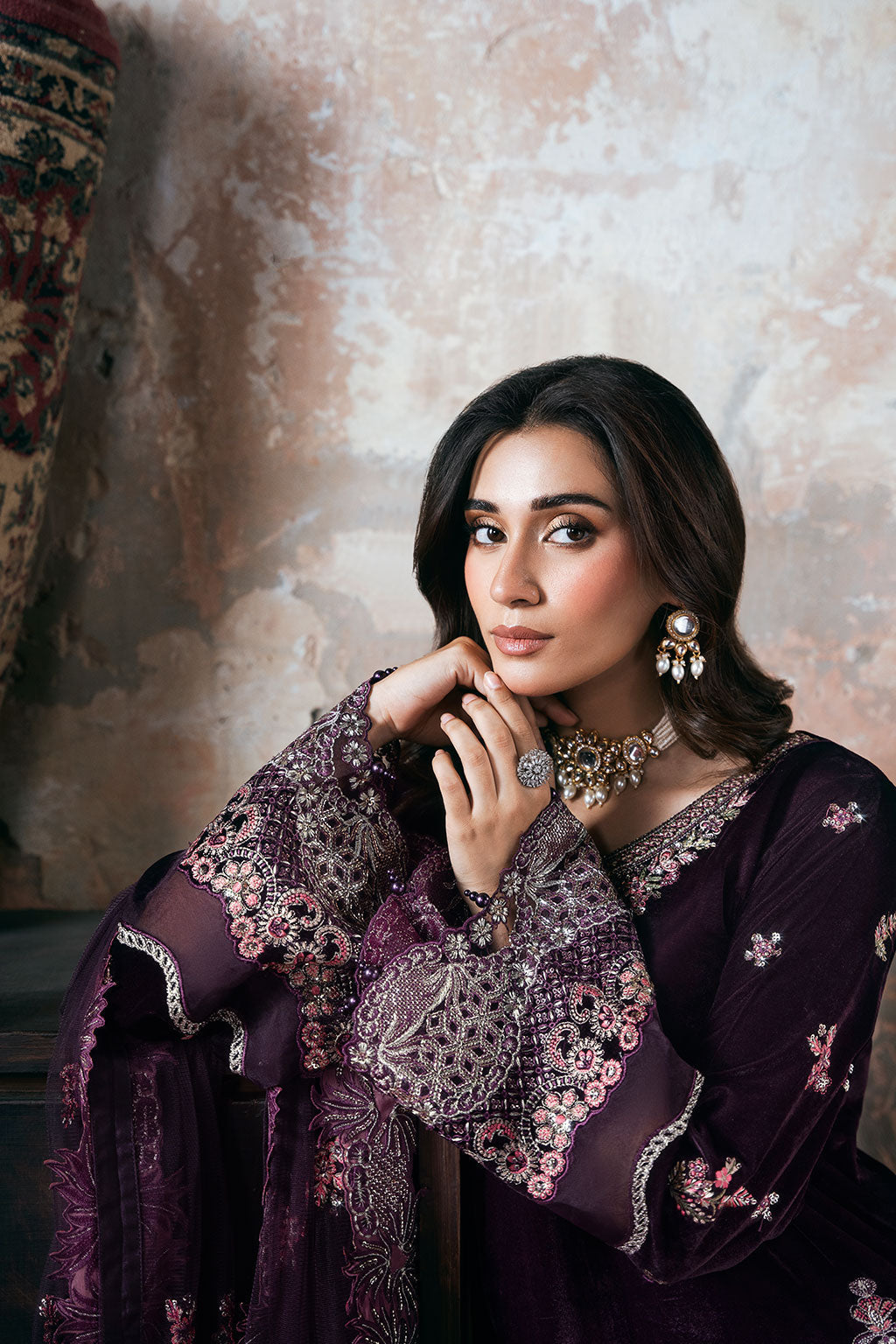 Ramsha | Velvet Collection | V-704, image 6