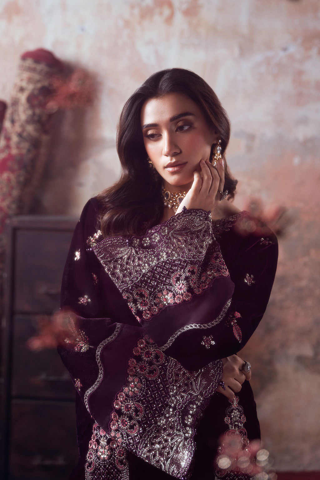Ramsha | Velvet Collection | V-704, image 5