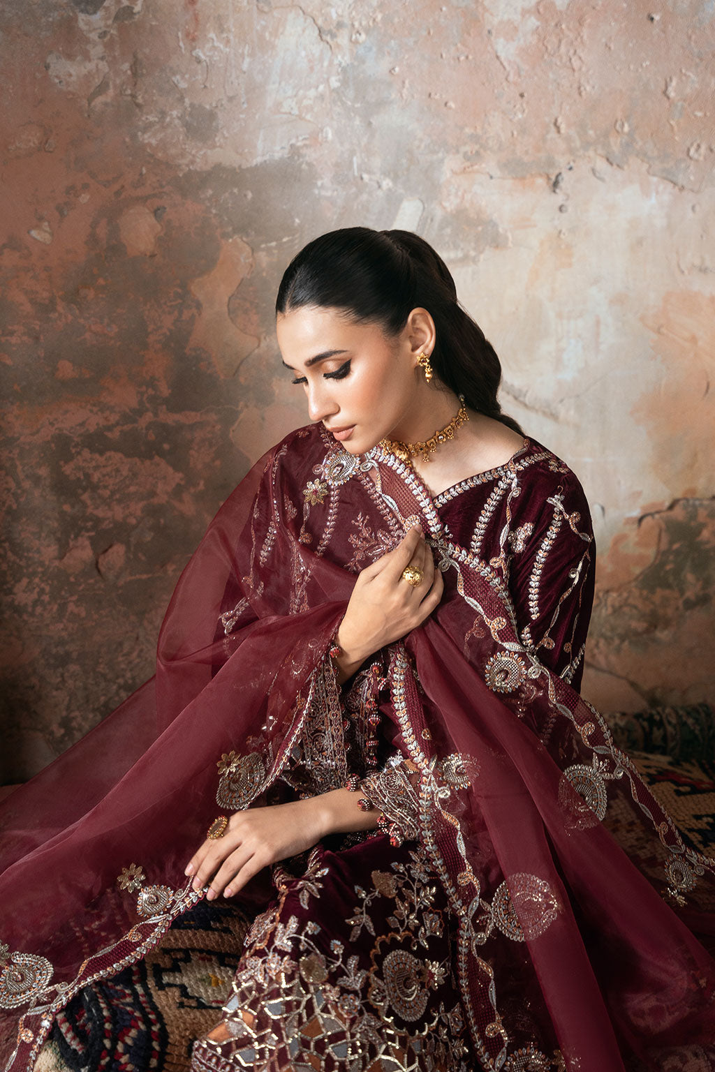 Ramsha | Velvet Collection | V-701, image 7