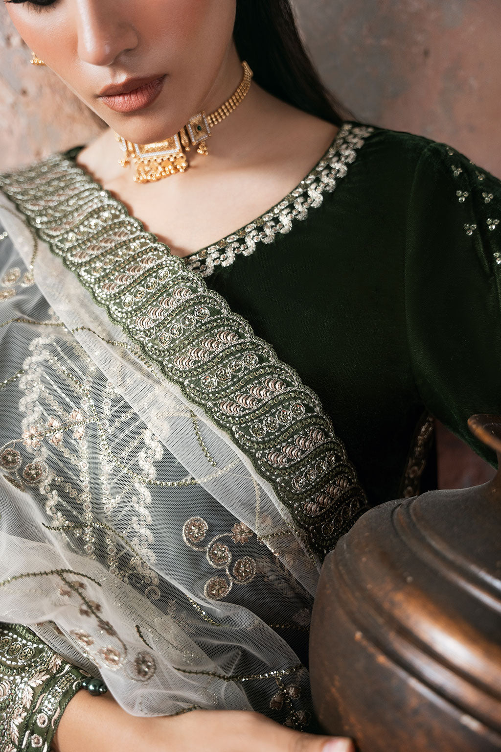 Ramsha | Velve t Collection |V-705-6