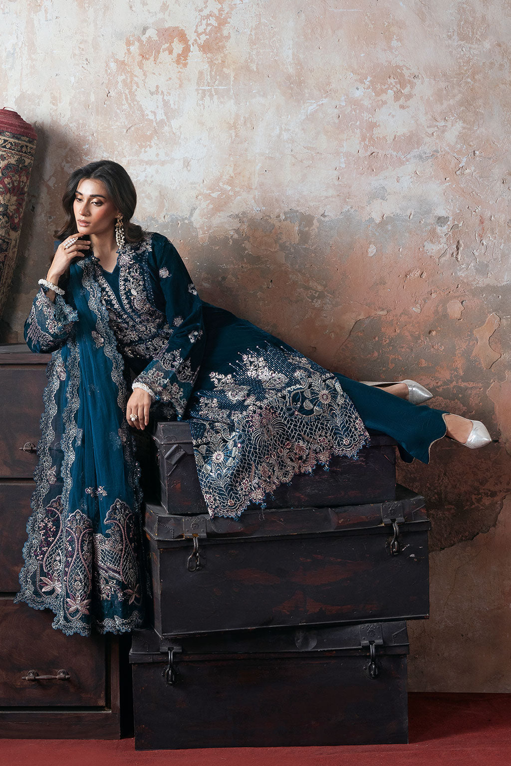 Ramsha | Velvet Collection | V-707, image 6