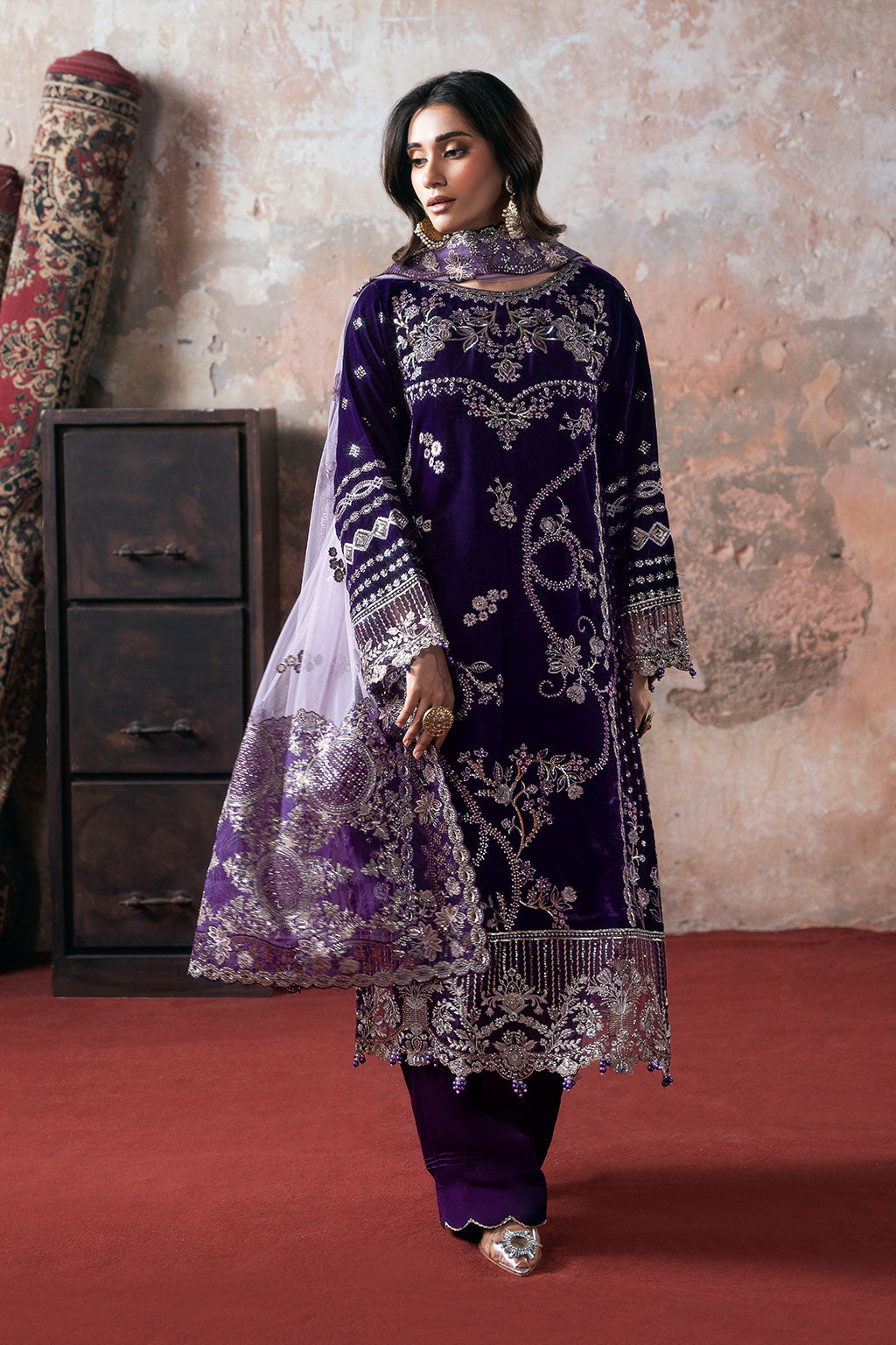 Ramsha | Velvet Collection | V-708, image 6