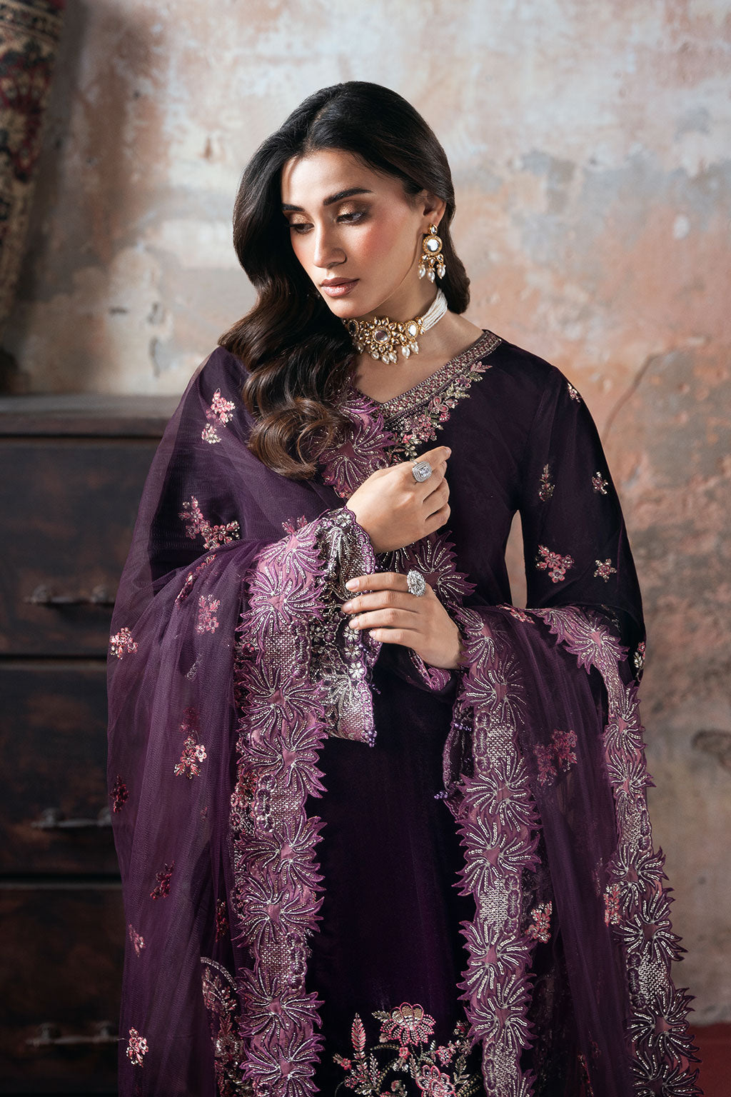 Ramsha | Velvet Collection | V-704, image 3