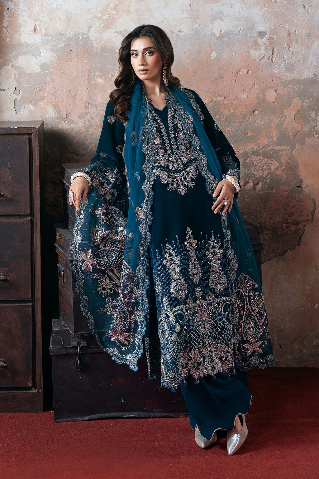 Ramsha | Velvet Collection | V-707, image 5