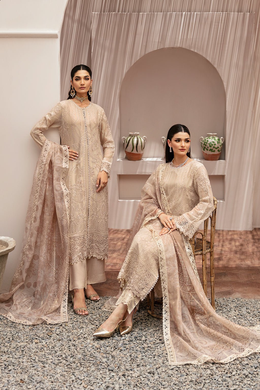 Ramsha | Weightless Chiffon 24 | K-202-Brand:Ramsha-Type:Formal - House of Maryam- Buy in UK, USA