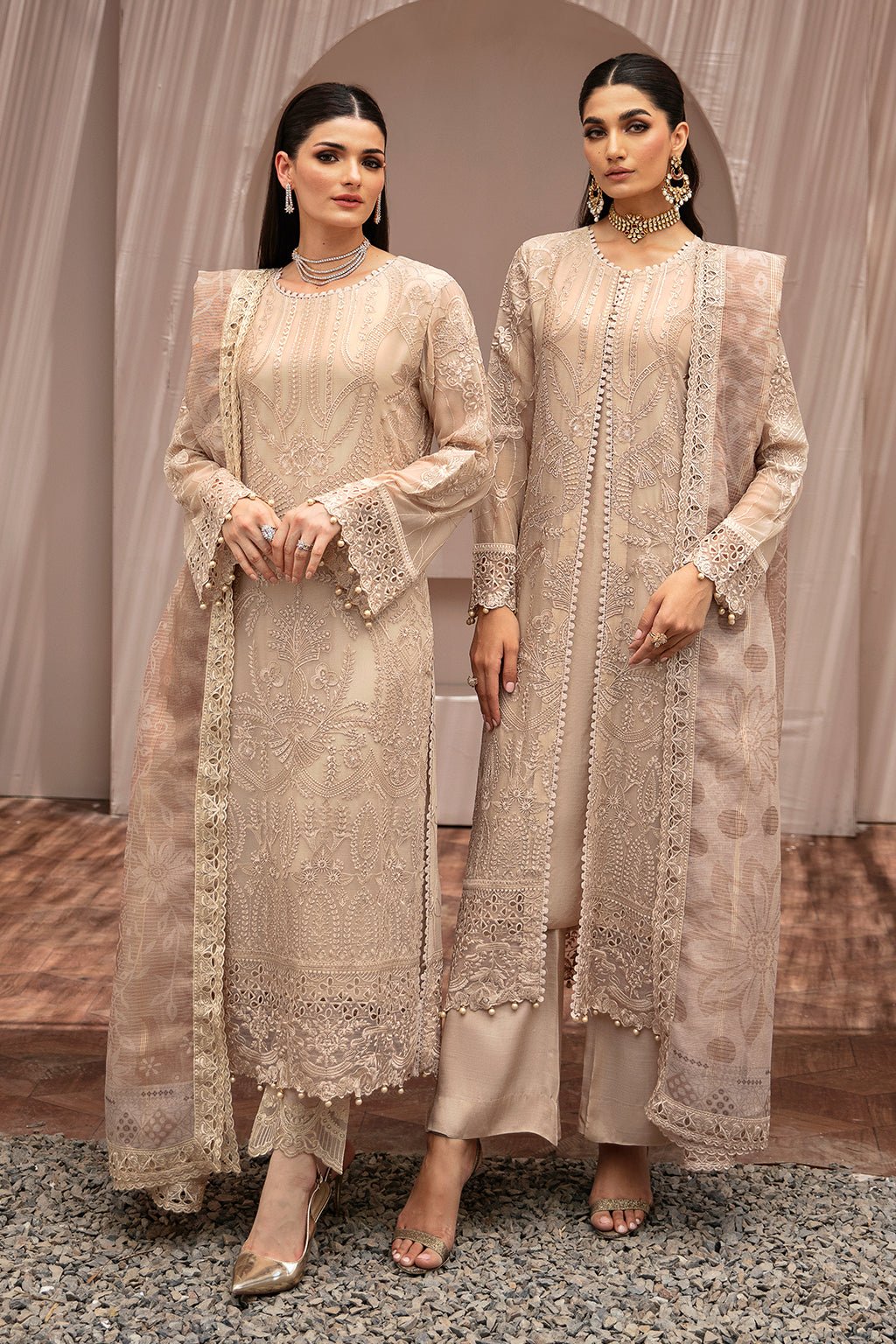 Ramsha | Weightless Chiffon 24 | K-202-Brand:Ramsha-Type:Formal - House of Maryam- Buy in UK, USA