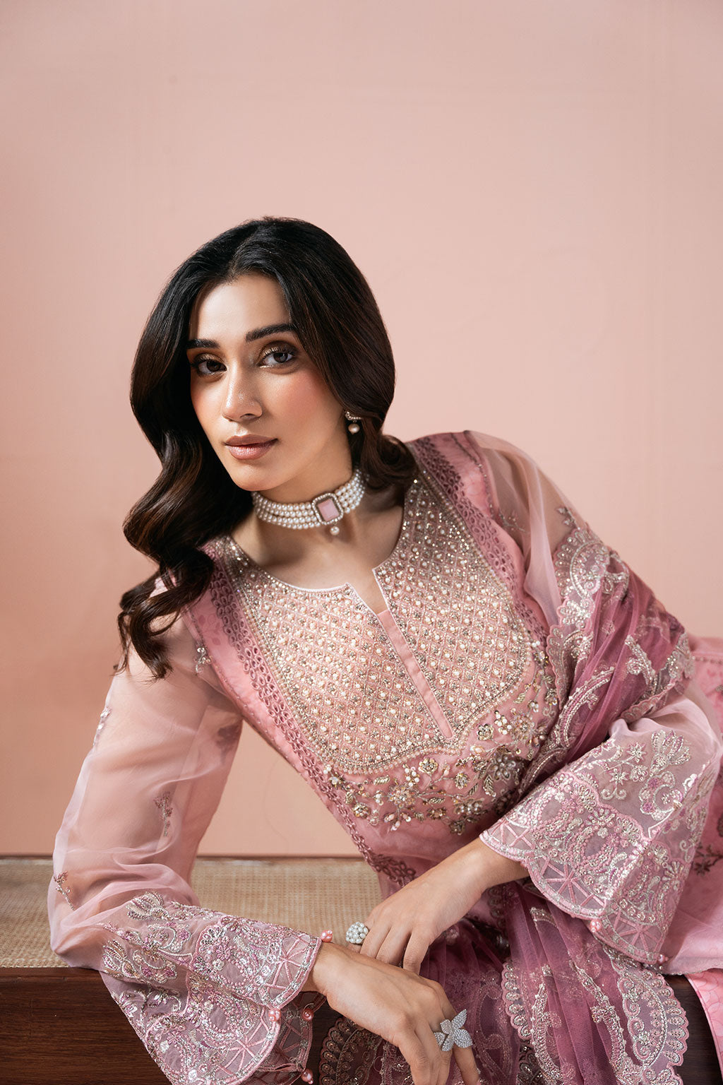 Ramsha | Rangeen Organza | PS-104, image 4
