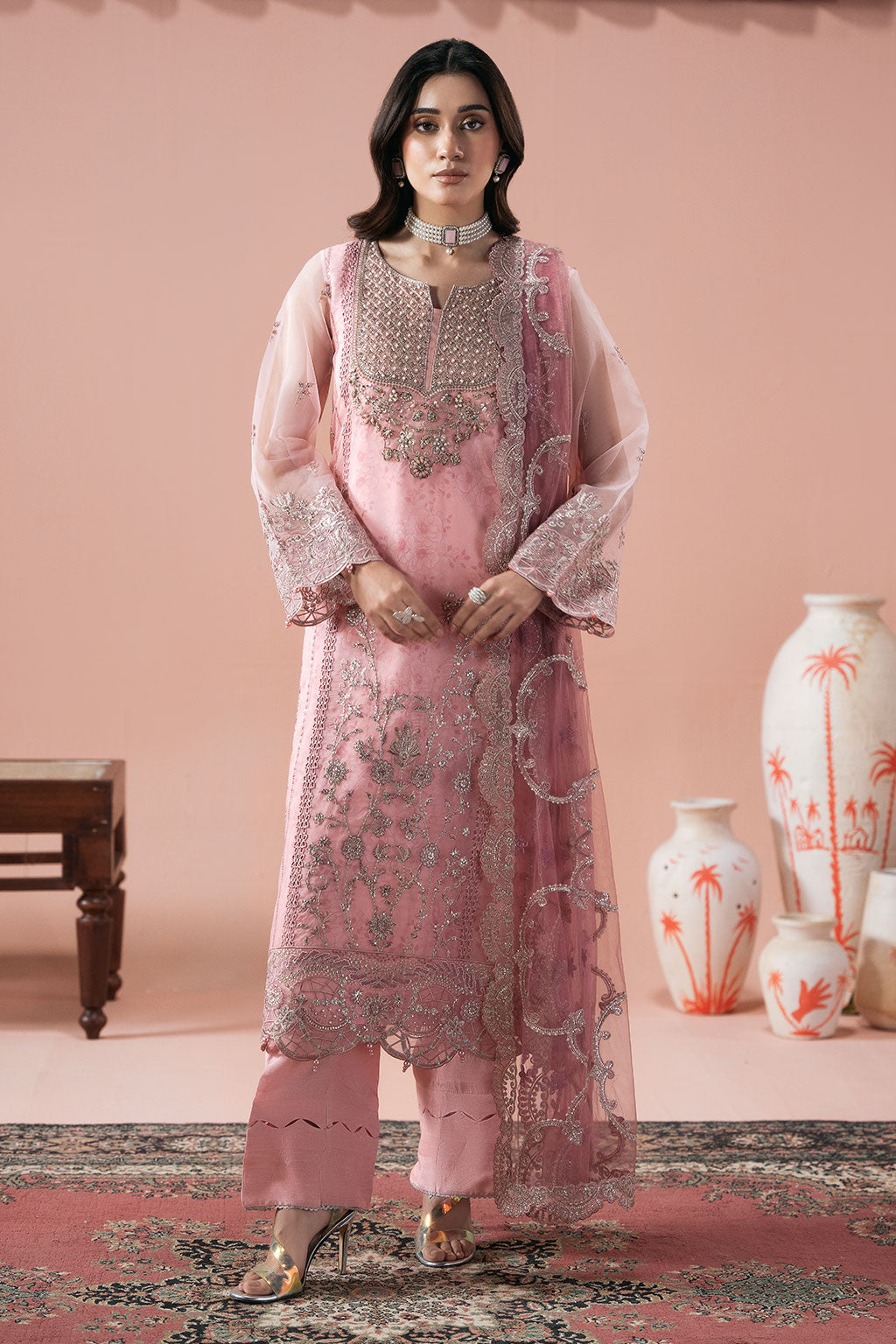 Ramsha | Rangeen Organza | PS-104, image 3