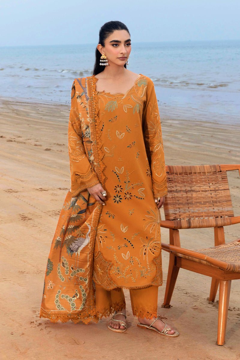 Rangrasiya | Carnation Luxury Festive Edit 25 | Isla-Brand:Rangrasiya-Type:Ladies Clothes-Rust-Lawn-House of Maryam- Buy in UK, USA