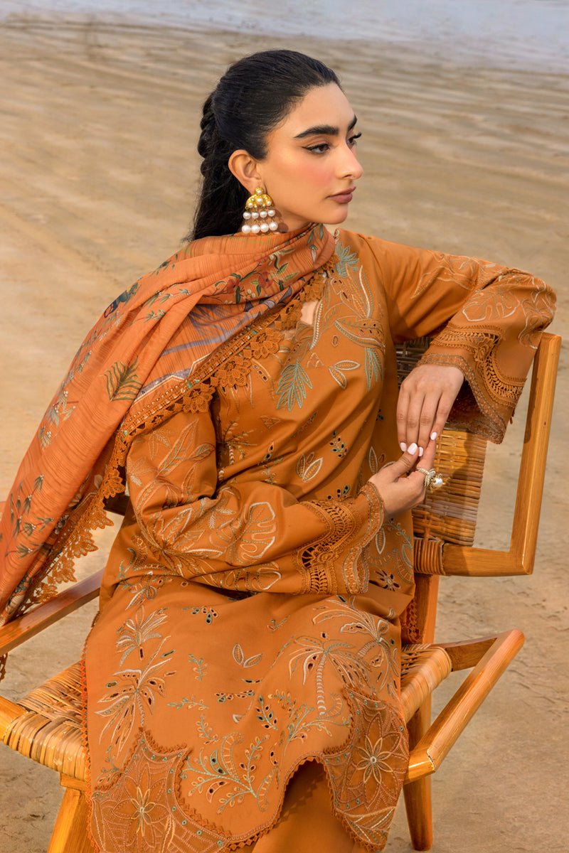Rangrasiya | Carnation Luxury Festive Edit 25 | Isla-Brand:Rangrasiya-Type:Ladies Clothes-Rust-Lawn-House of Maryam- Buy in UK, USA