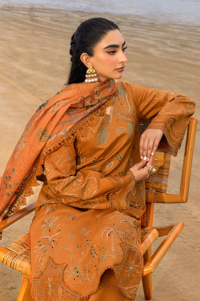 Rangrasiya | Carnation Luxury Festive Edit 25 | Isla-Brand:Rangrasiya-Type:Ladies Clothes-Rust-Lawn-House of Maryam- Buy in UK, USA