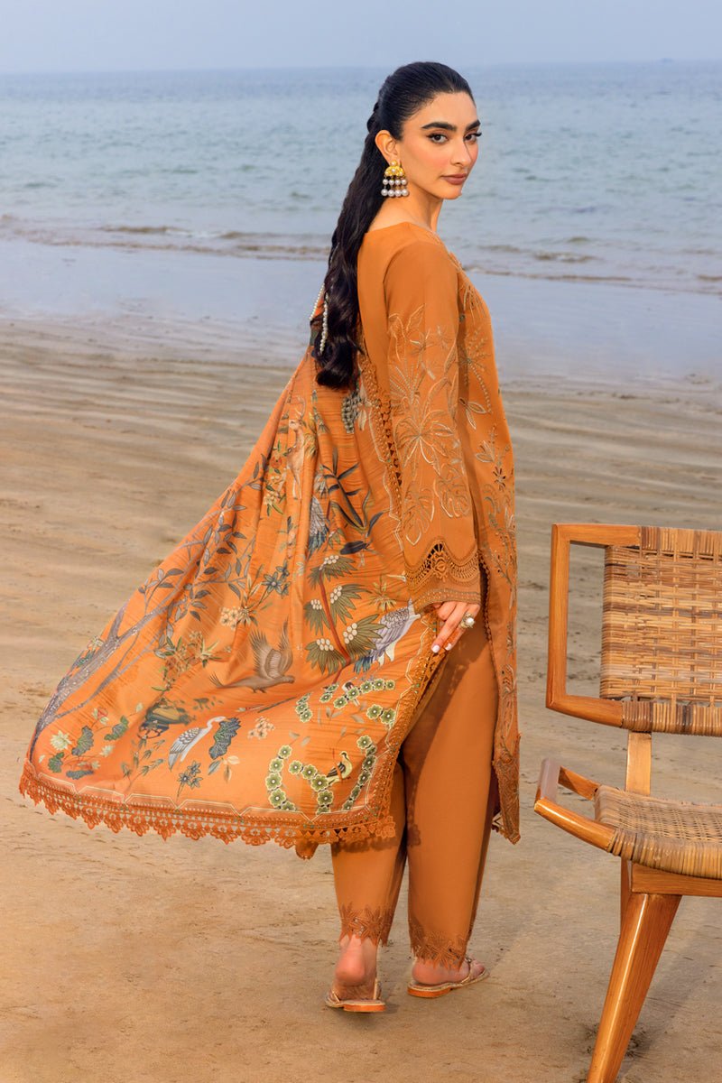 Rangrasiya | Carnation Luxury Festive Edit 25 | Isla-Brand:Rangrasiya-Type:Ladies Clothes-Rust-Lawn-House of Maryam- Buy in UK, USA